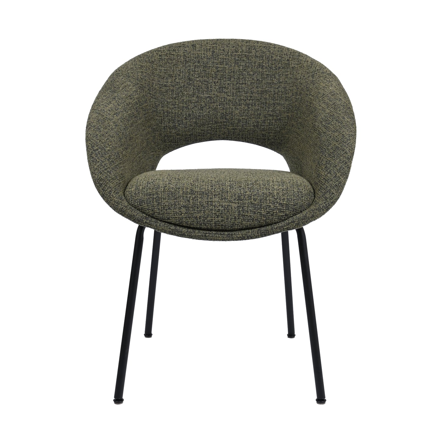 HelloChair HC19 Tovi eetkamerstoel vierpoot zwart Global Green
