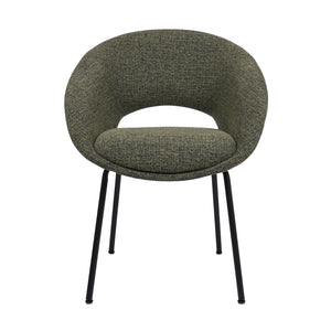 HelloChair HC19 Tovi eetkamerstoel vierpoot zwart Global Green