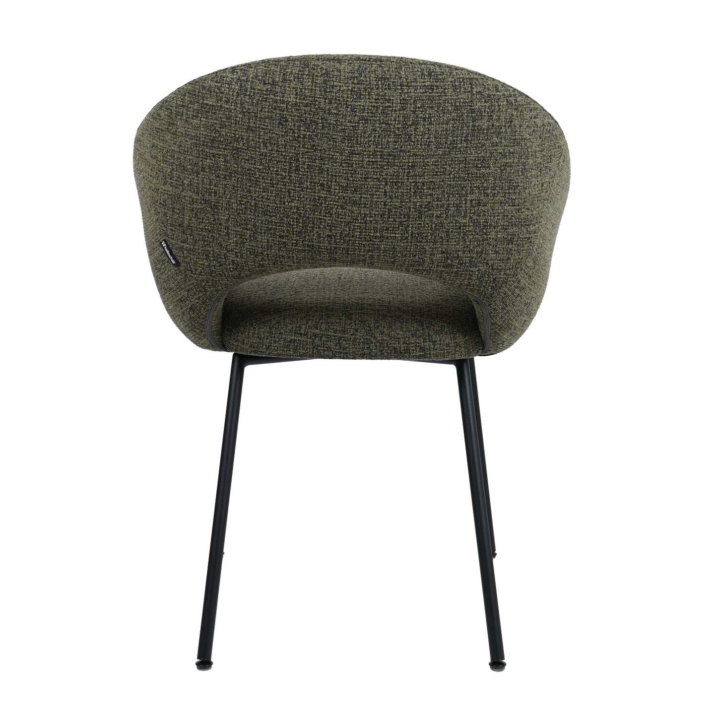 HelloChair HC19 Tovi eetkamerstoel vierpoot zwart Global Green