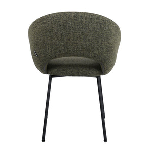 HelloChair HC19 Tovi eetkamerstoel vierpoot zwart Global Green