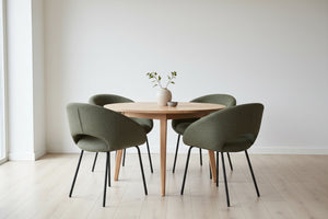 HelloChair HC19 Tovi eetkamerstoel vierpoot zwart Global Green