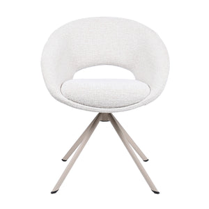 HelloChair HC19 Tovi eetkamerstoel spinpoot beige Global Natural
