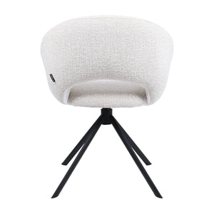 HelloChair HC19 Tovi eetkamerstoel spinpoot zwart Global Natural