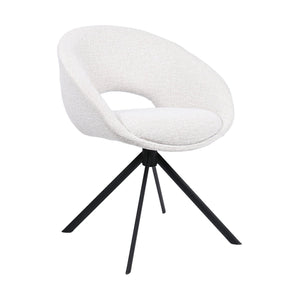 HelloChair HC19 Tovi eetkamerstoel spinpoot zwart Global Natural