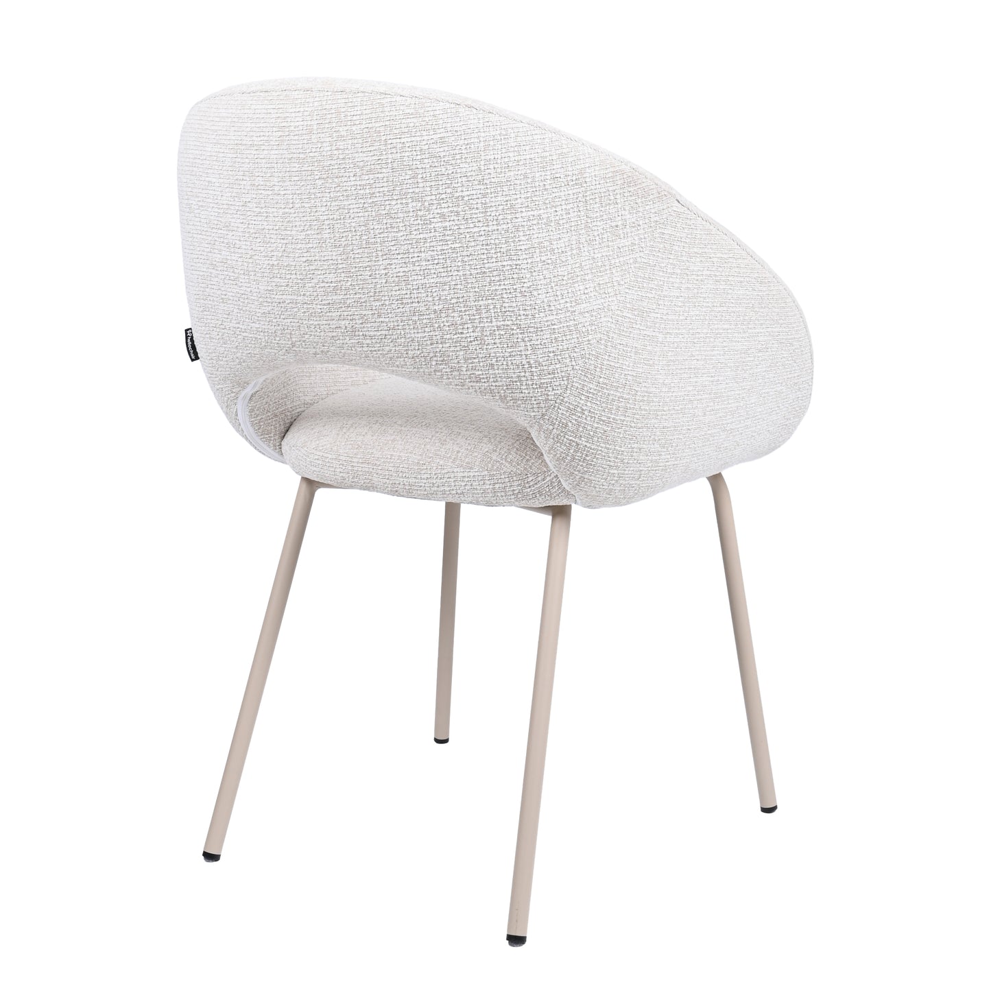 HelloChair HC19 Tovi eetkamerstoel vierpoot zwart Global Natural