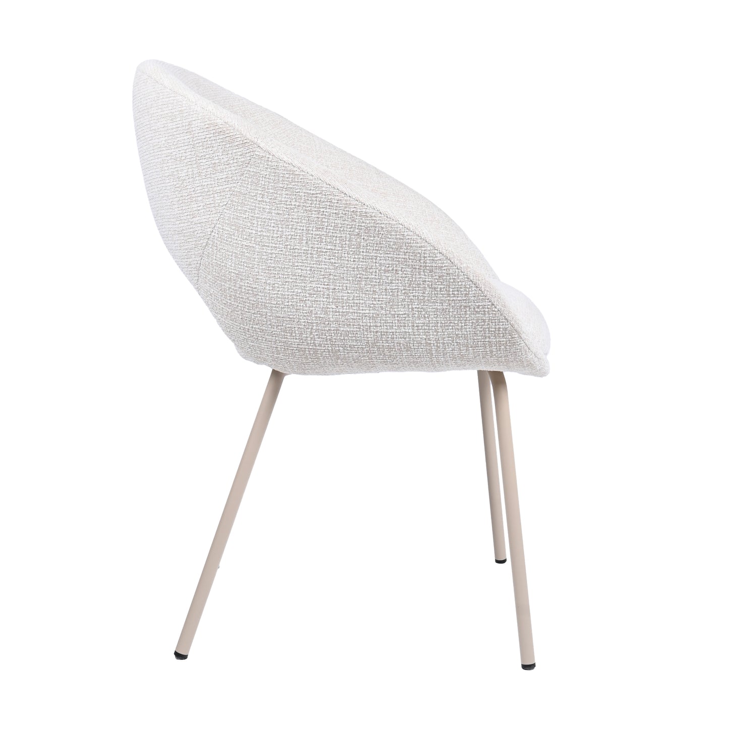 HelloChair HC19 Tovi eetkamerstoel vierpoot zwart Global Natural