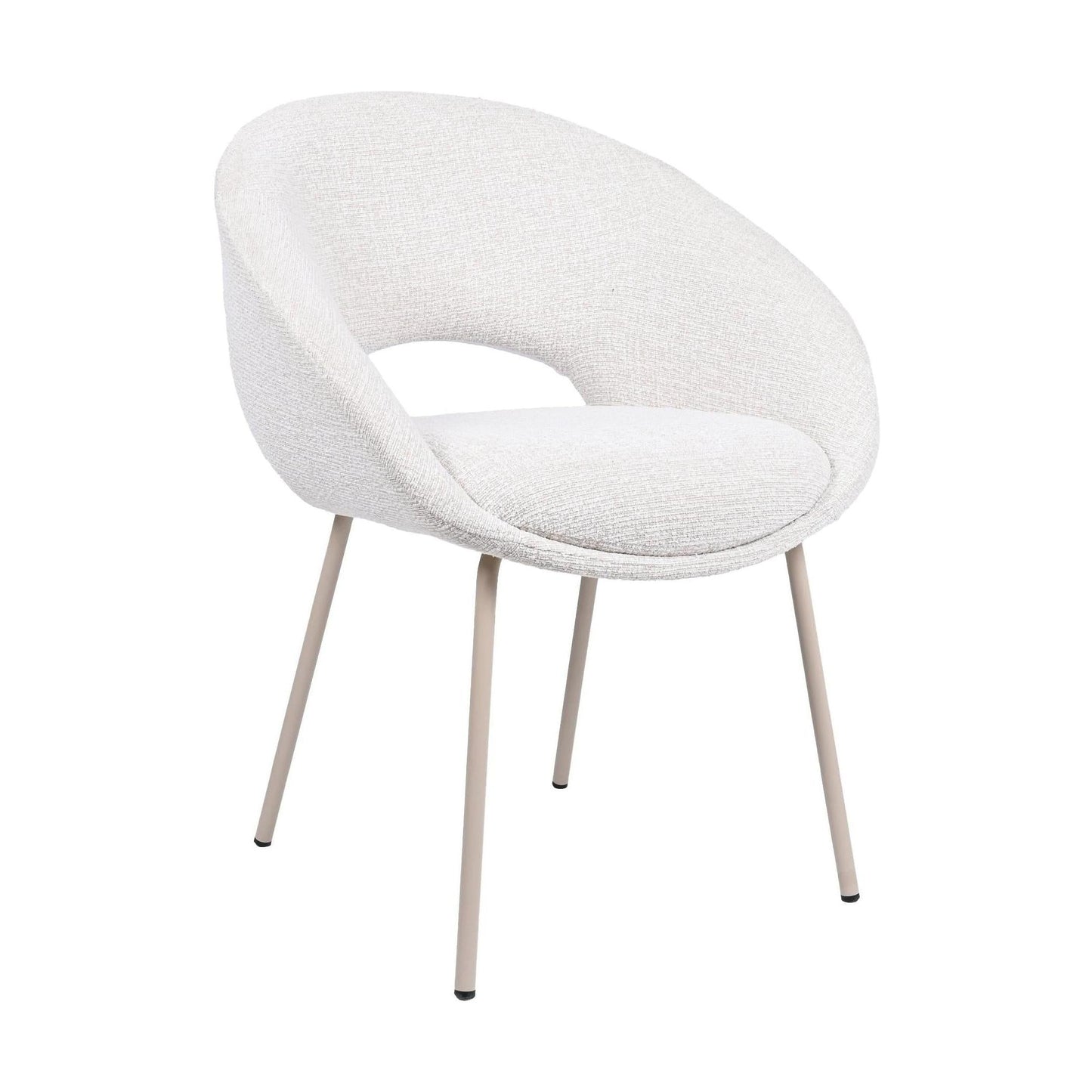 HelloChair HC19 Tovi eetkamerstoel vierpoot zwart Global Natural