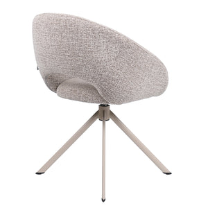 HelloChair HC19 Tovi eetkamerstoel spinpoot beige Global Sand