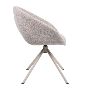 HelloChair HC19 Tovi eetkamerstoel spinpoot beige Global Sand