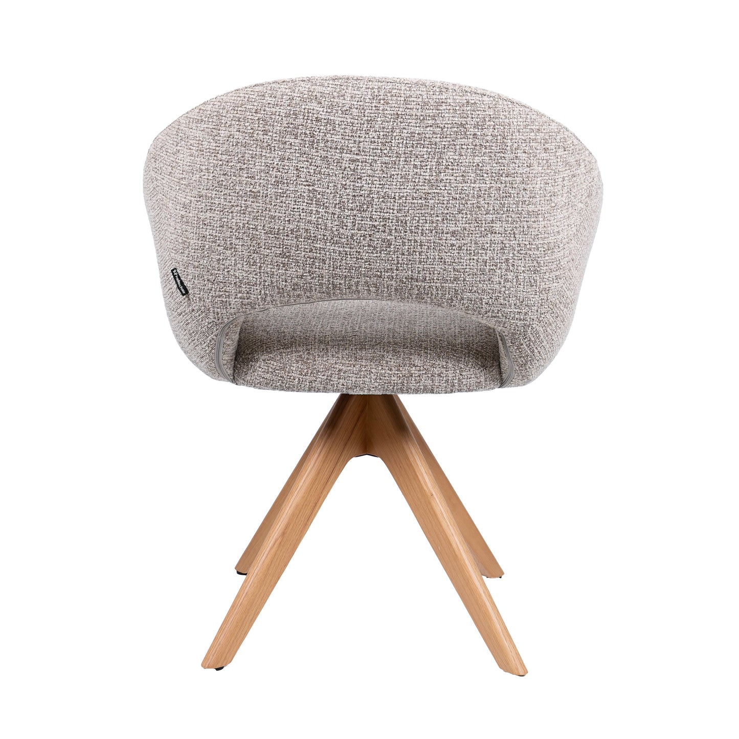 HelloChair HC19 Tovi eetkamerstoel Global Sand spinpoot hout naturel