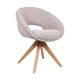 HelloChair HC19 Tovi eetkamerstoel Global Sand spinpoot hout naturel