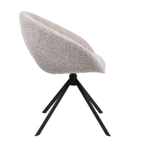 HelloChair HC19 Tovi eetkamerstoel spinpoot zwart Global Sand