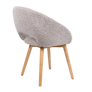 HelloChair HC19 Tovi eetkamerstoel houten poot Global Sand