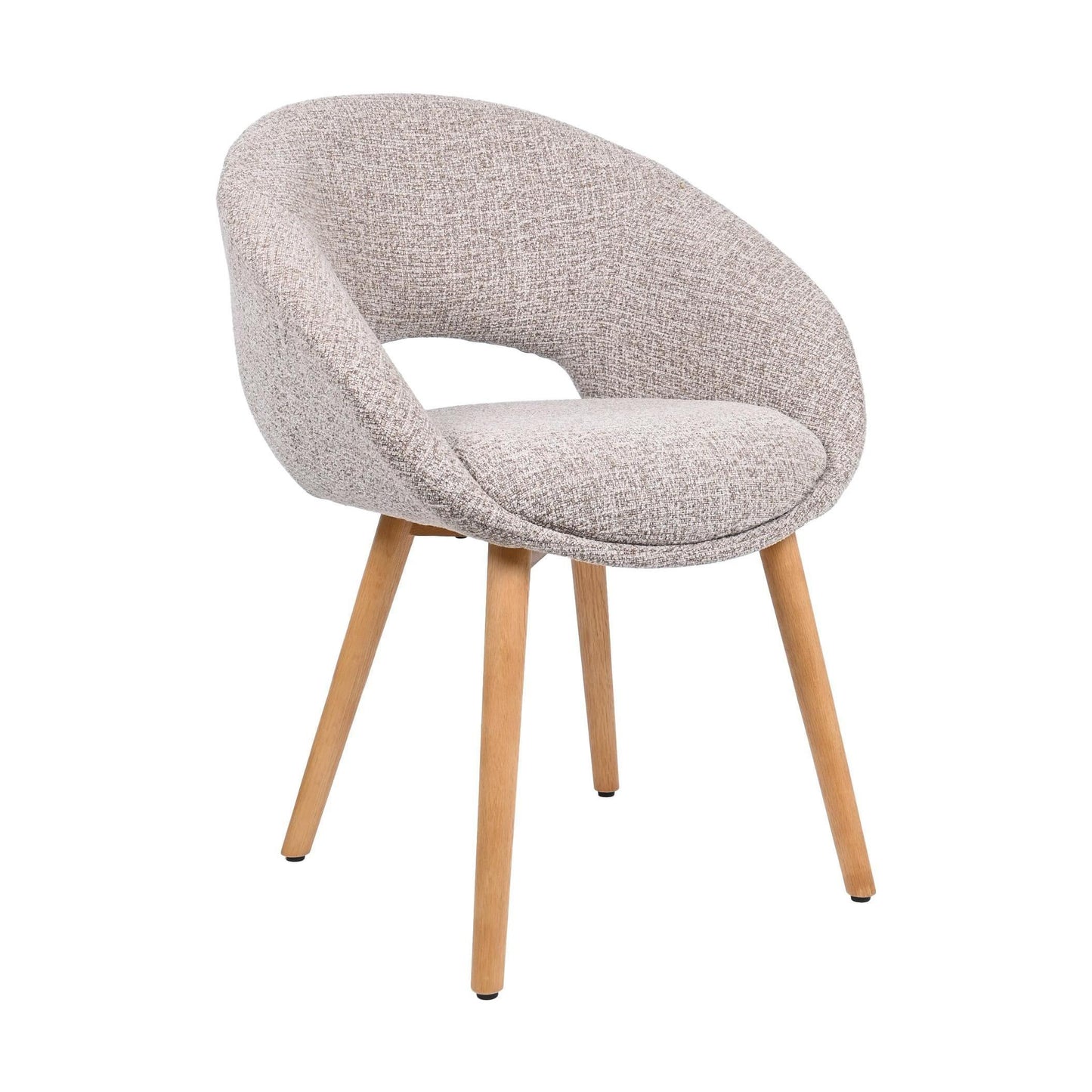 HelloChair HC19 Tovi eetkamerstoel houten poot Global Sand