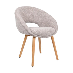 HelloChair HC19 Tovi eetkamerstoel houten poot Global Sand