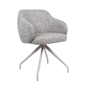 HelloChair HC05 Shulby eetkamerstoel Field Brown spinpoot beige