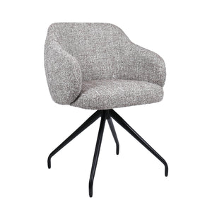 HelloChair HC05 Shulby eetkamerstoel Field Brown spinpoot zwart