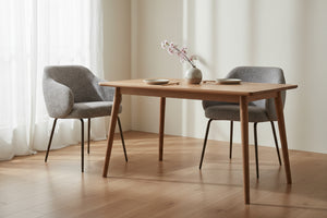HelloChair HC05 Shulby eetkamerstoel Field Brown vierpoot beige