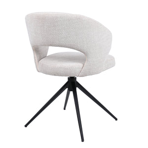 HelloChair HC25 Seli eetkamerstoel Chacha Natural spinpoot zwart
