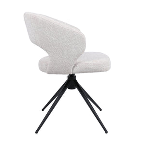 HelloChair HC25 Seli eetkamerstoel Chacha Natural spinpoot zwart