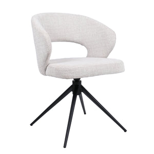 HelloChair HC25 Seli eetkamerstoel Chacha Natural spinpoot zwart