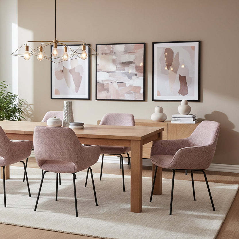 HelloChair HC27 Zasu eetkamerstoel Lodge Blossom vierpoot bruin