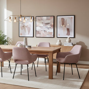 HelloChair HC27 Zasu eetkamerstoel Lodge Blossom vierpoot bruin