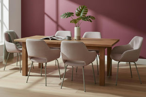 HelloChair HC27 Zasu eetkamerstoel Lodge Blossom vierpoot beige