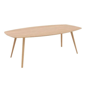 HelloTable Novum 15 eettafel semi ovaal 280x120 cm eiken Naturel