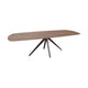 HelloTable Mido eettafel Deens Ovaal 240x100 cm noten mat mocca
