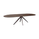HelloTable Mido eettafel Plat Ovaal 260x100 cm eiken dark stained mocca