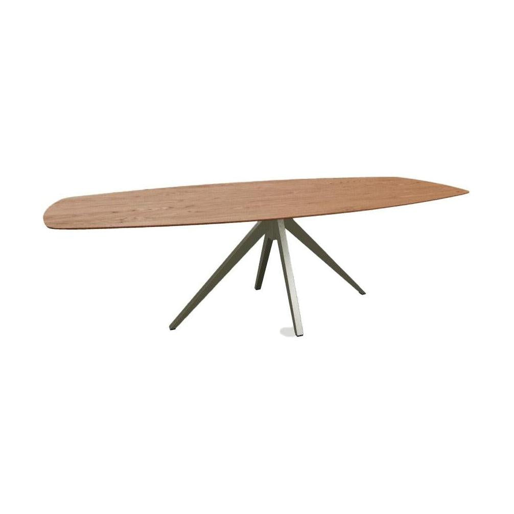 HelloTable Mido eettafel Semi Ovaal 240x110 cm eiken tabacco magnum