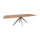 HelloTable Mido eettafel Semi Rechthoekig 240x100 cm eiken tabacco magnum