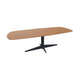 HelloTable Volo eettafel Deens Ovaal 240x100 cm eiken tabacco black