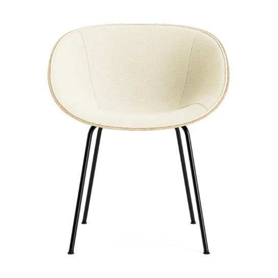 Normann Copenhagen Mat armstoel Hennep gestoffeerd Hallingdal 100 zwart