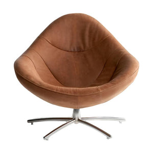 LABEL Vandenberg Hidde fauteuil Bruin draaibaar