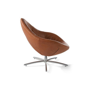 LABEL Vandenberg Hidde fauteuil Bruin draaibaar