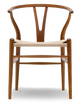 Carl Hansen & Søn CH24 Wishbone Stoel - Gelakt walnoothout