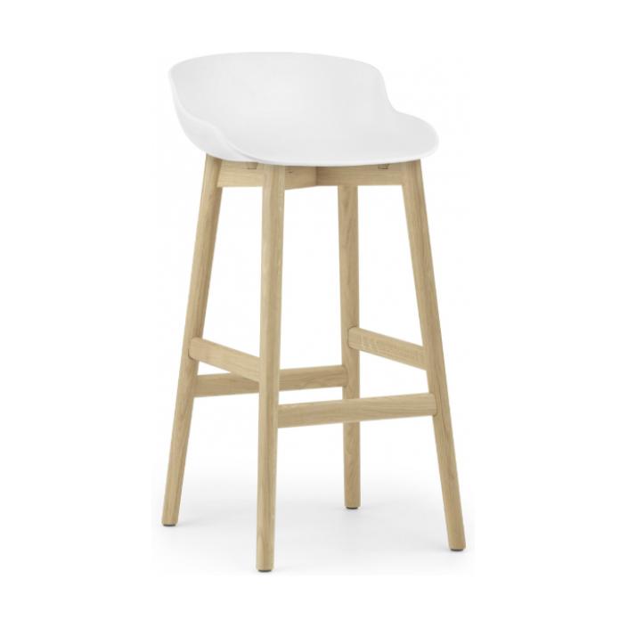 Normann Copenhagen Hyg barkruk H65 White eiken