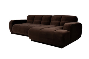 Zuiver Hazel 3,5-zitsbank Chaise Longue rechts Bruin