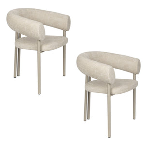 Zuiver Heels eetkamerstoel Beige