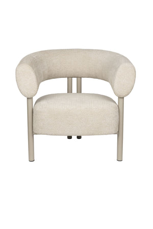 Zuiver Heels fauteuil Beige