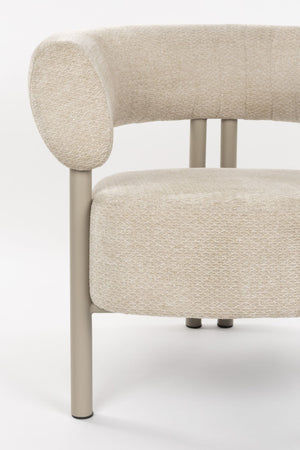 Zuiver Heels fauteuil Beige