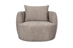 Dutchbone Rocca fauteuil Cappuccino