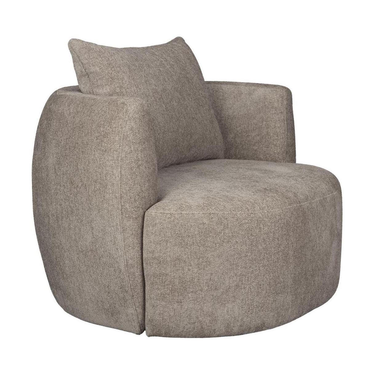 Dutchbone Rocca fauteuil Cappuccino