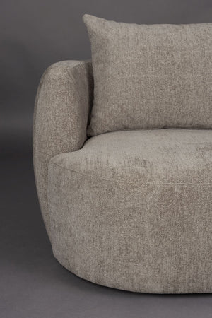 Dutchbone Rocca fauteuil Cappuccino