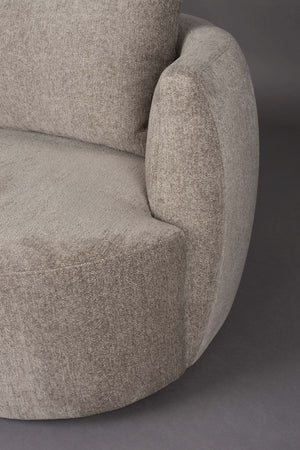 Dutchbone Rocca fauteuil Cappuccino