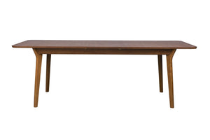 Zuiver Ellen eettafel 180/220x90 cm Walnoot afwerking