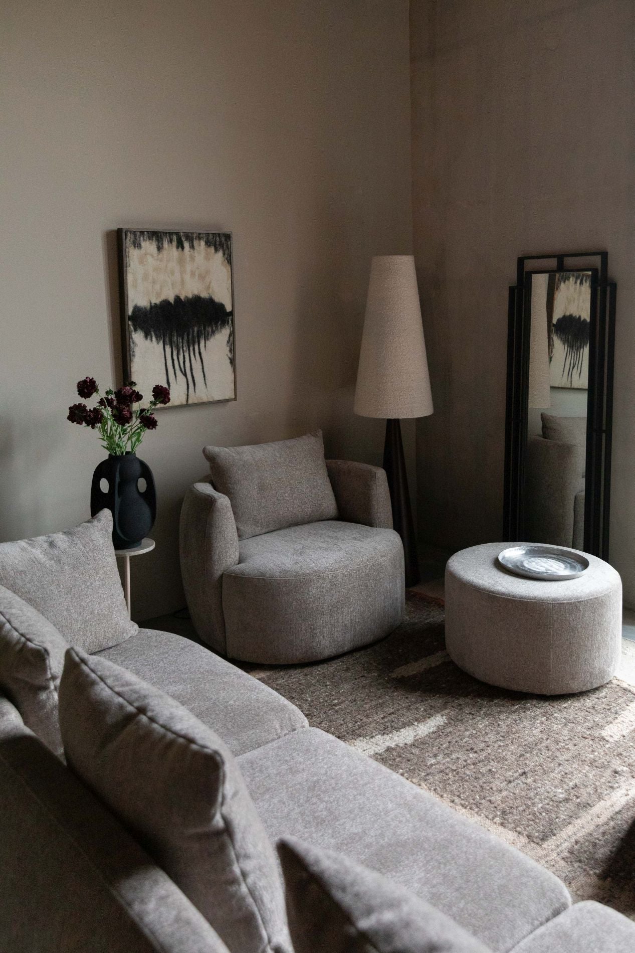 Dutchbone Rocca fauteuil Cappuccino