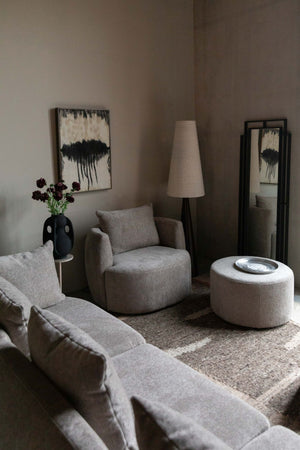 Dutchbone Rocca fauteuil Cappuccino